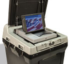 scanner where ballot is dropped