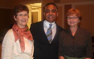 Ann Roberts, Achievement Award Winner Dr. Reavis Mitchell, and Margaret Slater, 2008