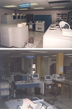 Two additional photos of ITS in the mainframe era
