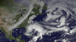 Tropical Storm Sandy in Atlantic Ocean