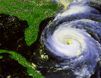 Graphic of Hurricane Fran