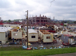 TN Titans Stadium after tornado