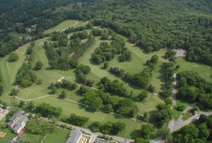 Percy Warner Golf Course Aerial View