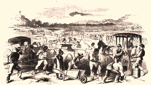 Impressing Negroes to work on the Nashville Fortifications