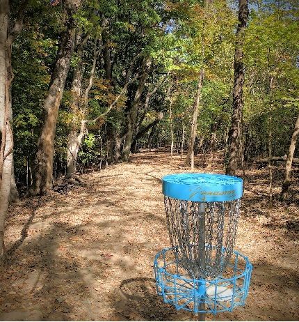 Scenic picture from a Metro Disc Golf course in the trees