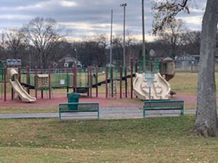 Hadley Park Shelter 2, playground view