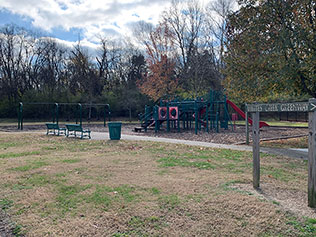 Hartman Park Picnic Shelter, playground view