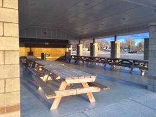 Picture of West Park picnic shelter, alternate view