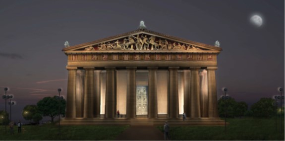 Parthenon - Illumination perspective