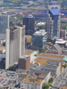 aerial photo of downtown Nashville