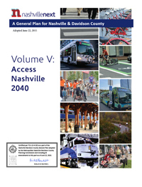 front cover of Access Nashville 2040 document