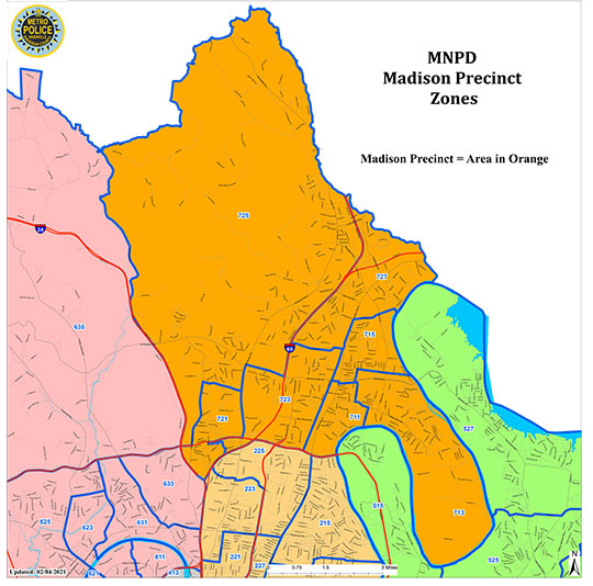 Madison Precinct Coverage Map