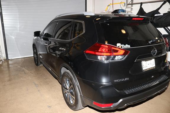 Stolen Nissan Rogue from which the fatal shots were fired
