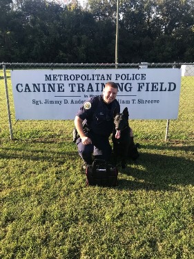 Canine Officer John Gilpin & Partner Braxx
