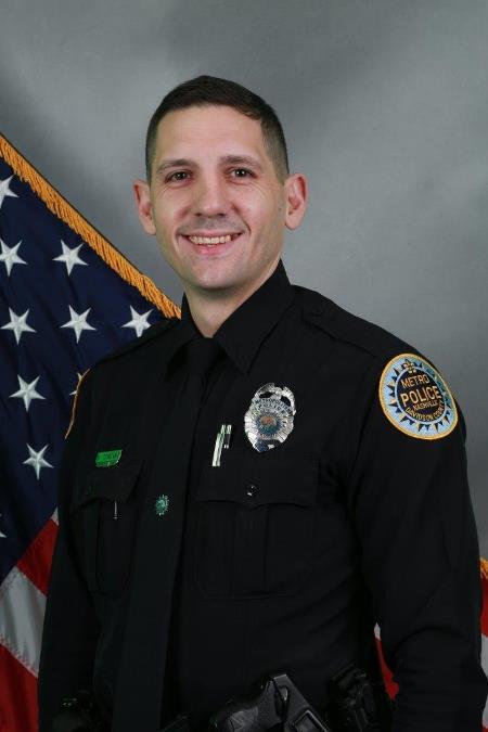 New Sergeant Brandon Tennant, a 10-year MNPD veteran