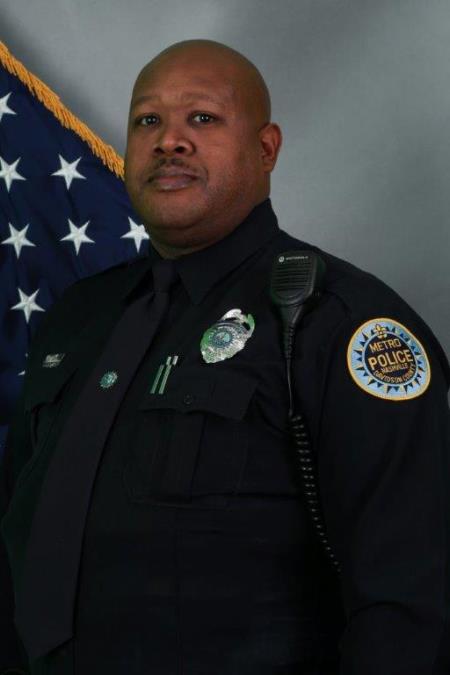New Sergeant Walter Gray, a 15-year MNPD veteran