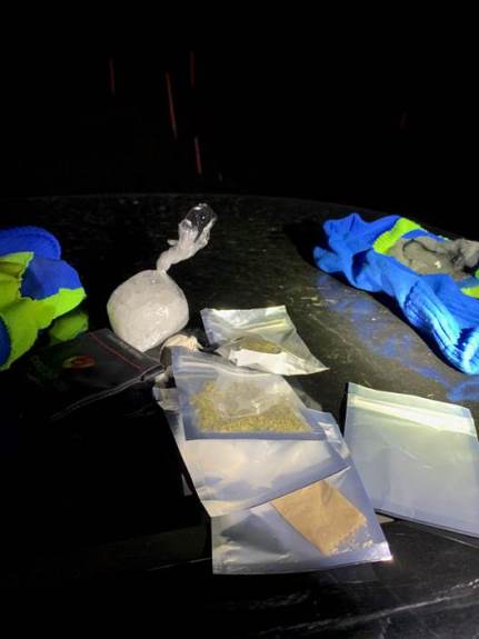 Seized meth and heroin