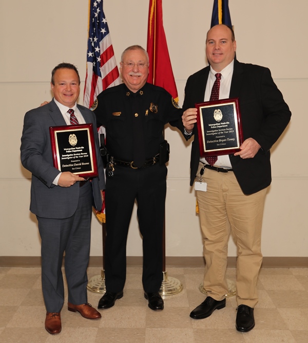 Detectives David Boone and Bryan Toney from Sex Crimes