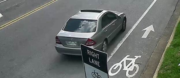 Silver Mercedes-Benz C320 