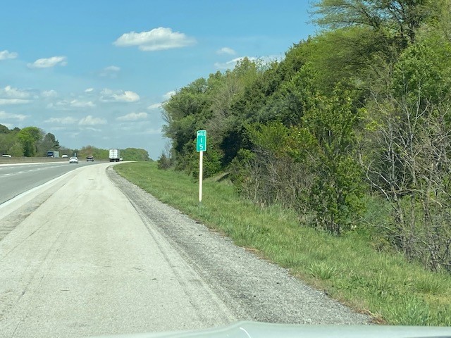 I-65 near mile marker 15 in Kentucky