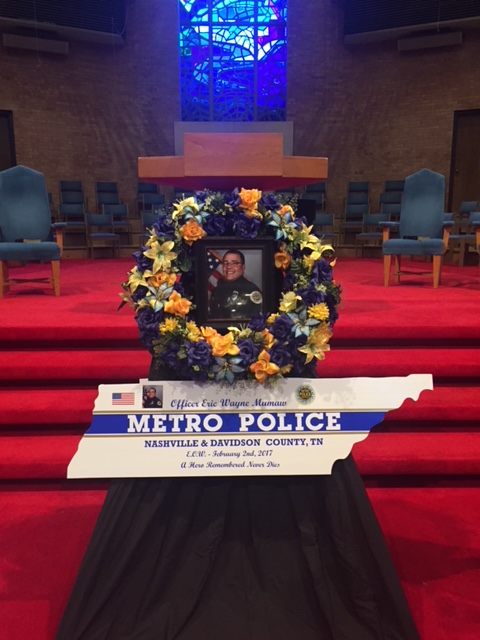Officer Eric Mumaw memorial