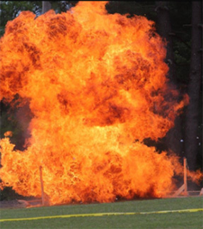 explosion at training facility