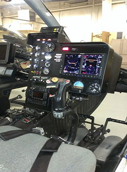 Helicopter interior - equipment
